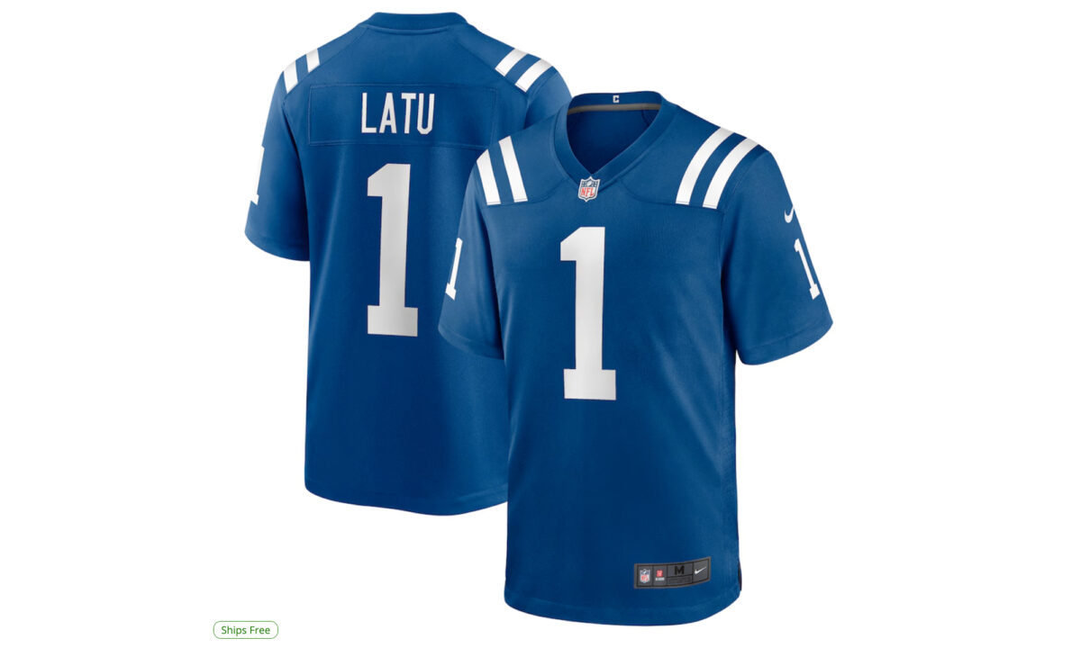 Laiatu Latu Indianapolis Colts jersey: How to buy Laiatu Latu NFL jersey