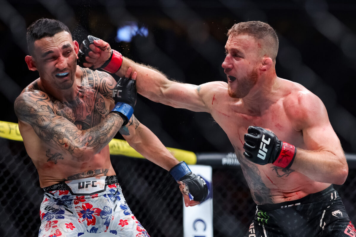 ‘That’s some bullsh*t’: Max Holloway believes Justin Gaethje deserves credit for first UFC career knockdown