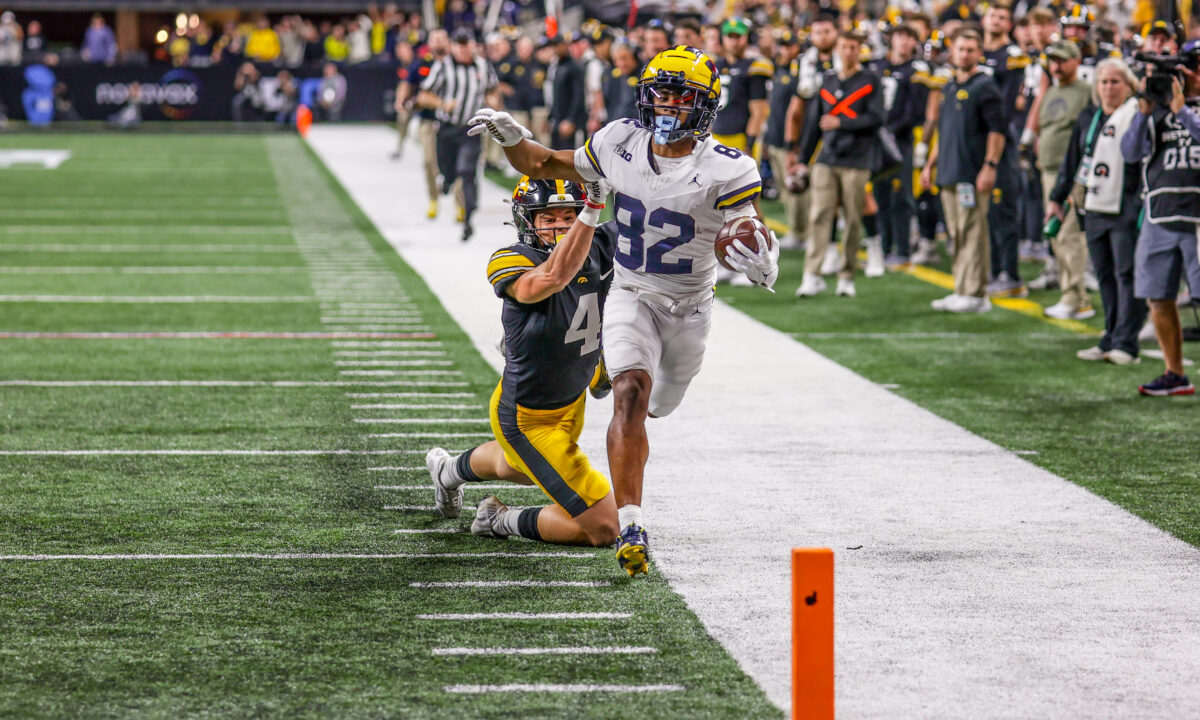 Second-year receivers stepping up for Michigan football in spring