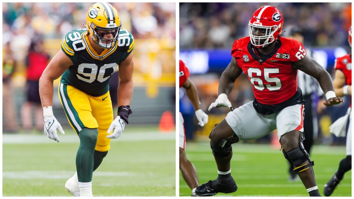 Is Georgia OT Amarius Mims this year’s Lukas Van Ness for Packers?