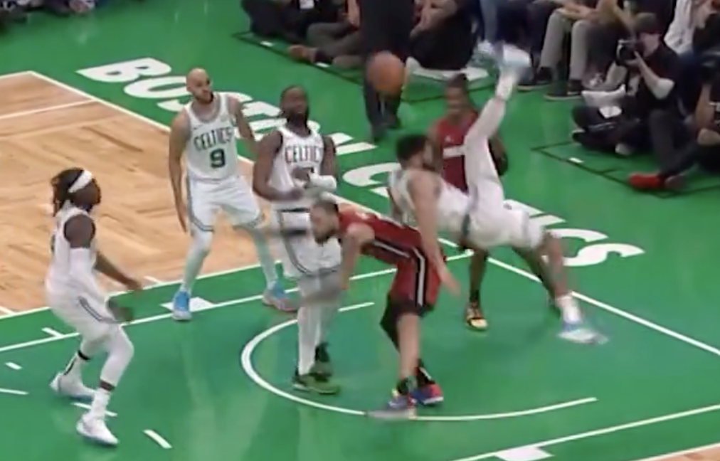 Celtics coach Joe Mazzulla sounded bizarrely excited while describing his reaction to Jayson Tatum’s scary fall