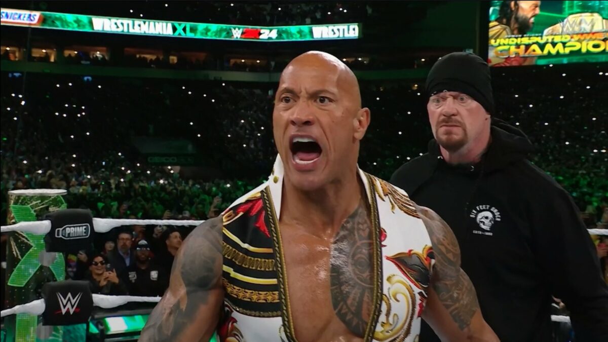 The Undertaker, John Cena create wonderful chaos in WrestleMania 40 main event