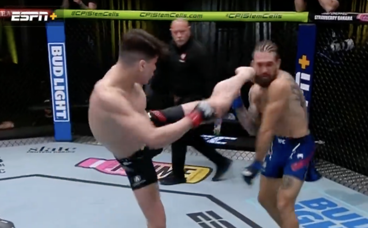 UFC Fight Night 240 video: Ignacio Bahamondes crushes Christos Giagos with clean head kick