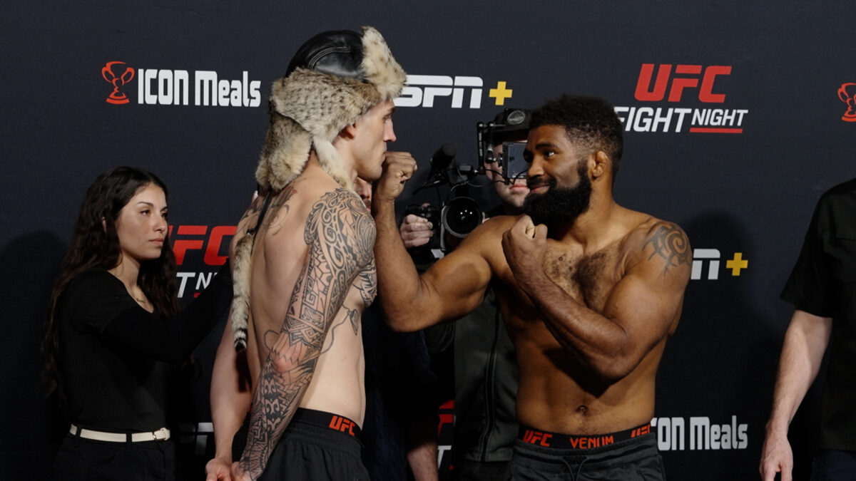 UFC Fight Night 240 weigh-in faceoff highlights video, photo gallery: Brendan Allen, Chris Curtis primed for rematch