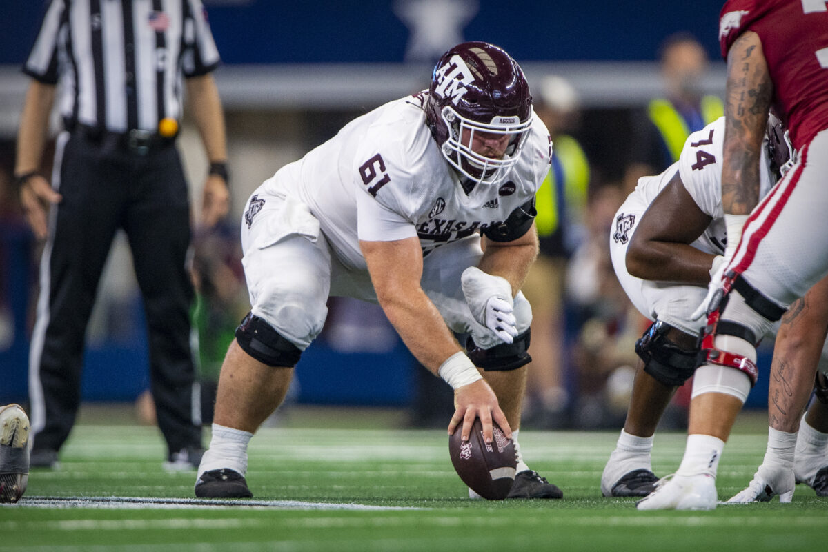 Several players including OL Bryce Foster not listed on Texas A&M Football’s 2024 roster