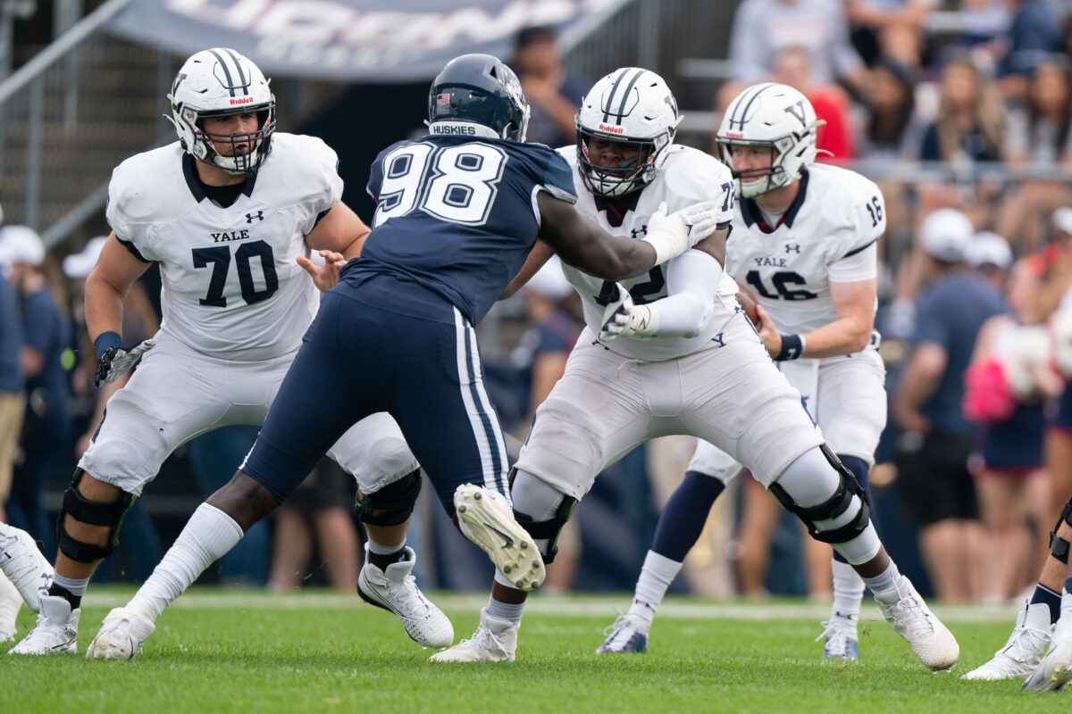 Browns named potential fit for talented Yale OT Kiran Amegadjie in 2024 NFL draft