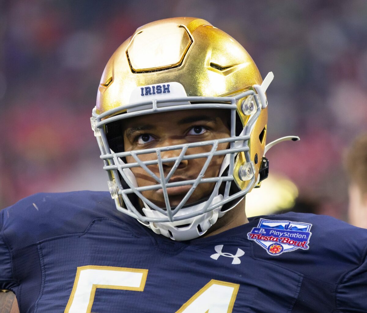 Lions draft prospect of the day: Blake Fisher, OT, Notre Dame