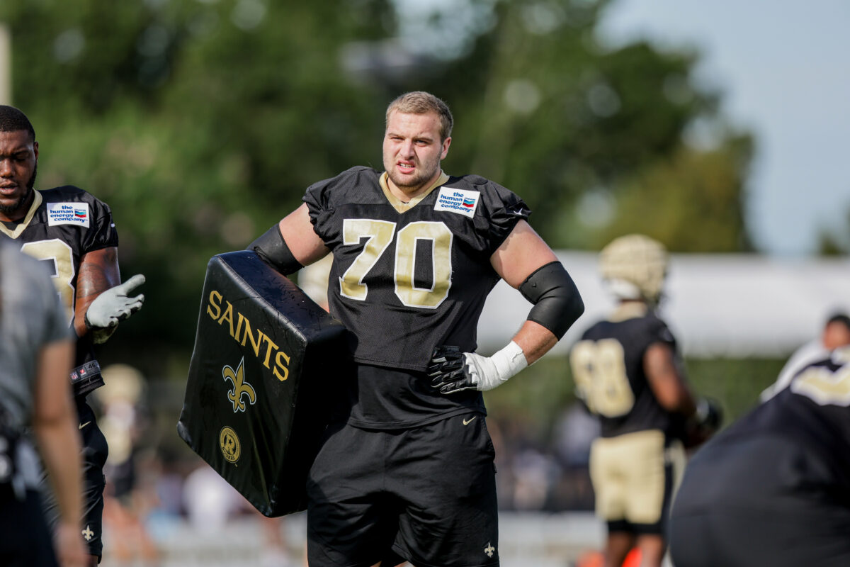 Trevor Penning not yet an option at guard for the Saints
