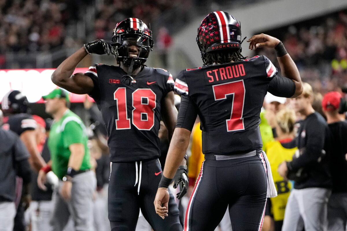 C.J. Stroud offers advice to teams intrested in former Ohio State teammate Marvin Harrison Jr.