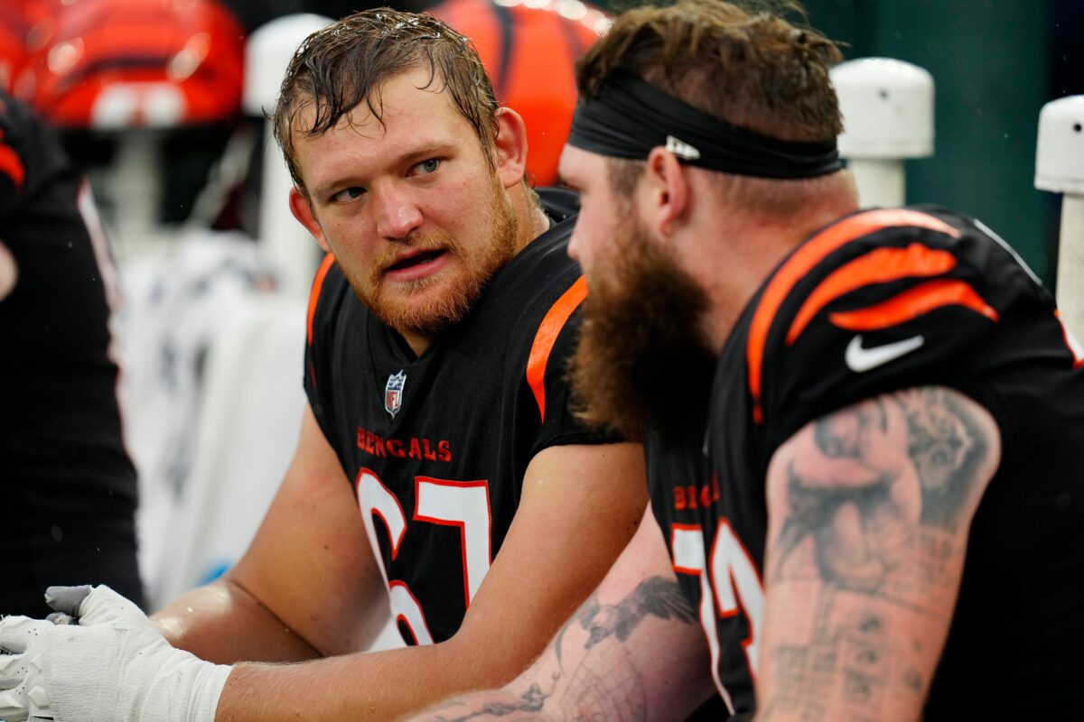 Bengals OL Cordell Volson gets performance-based pay raise