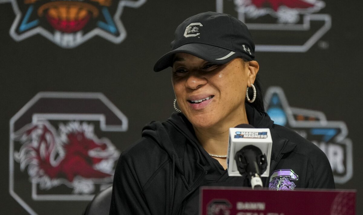 Dawn Staley delivered a heartfelt message to Beyoncé for sending her flowers and swag
