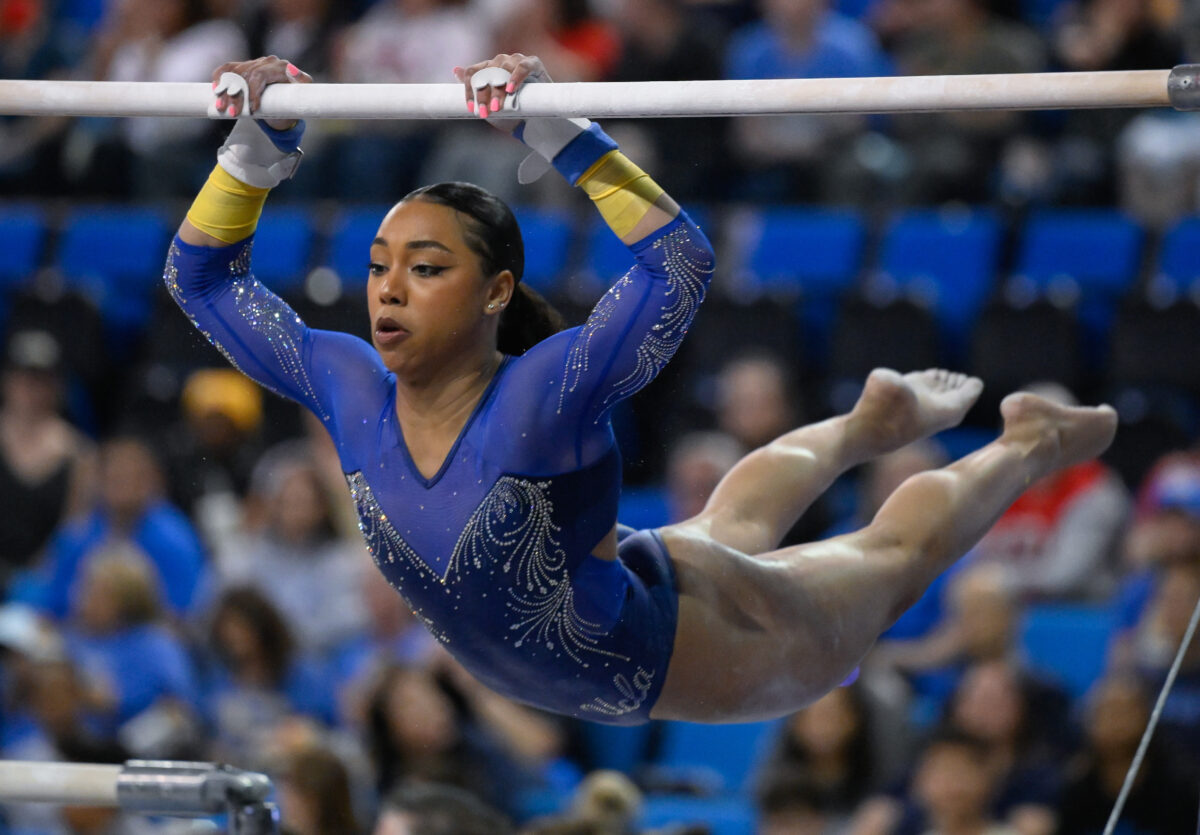 UCLA gymnast Margzetta Frazier trains as firefighter on Whistle’s ‘I Could Do That’