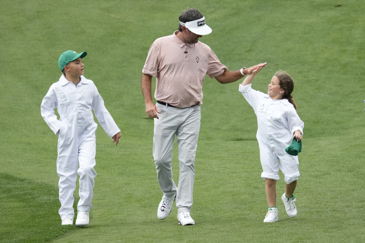Bubba Watson’s daughter wowed the Par 3 tournament crowd with her stellar putting ability