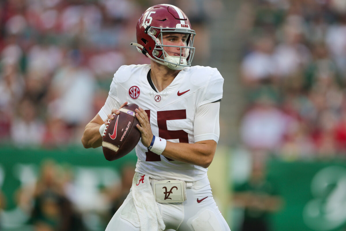 Alabama QB Ty Simpson will reportedly not enter transfer portal