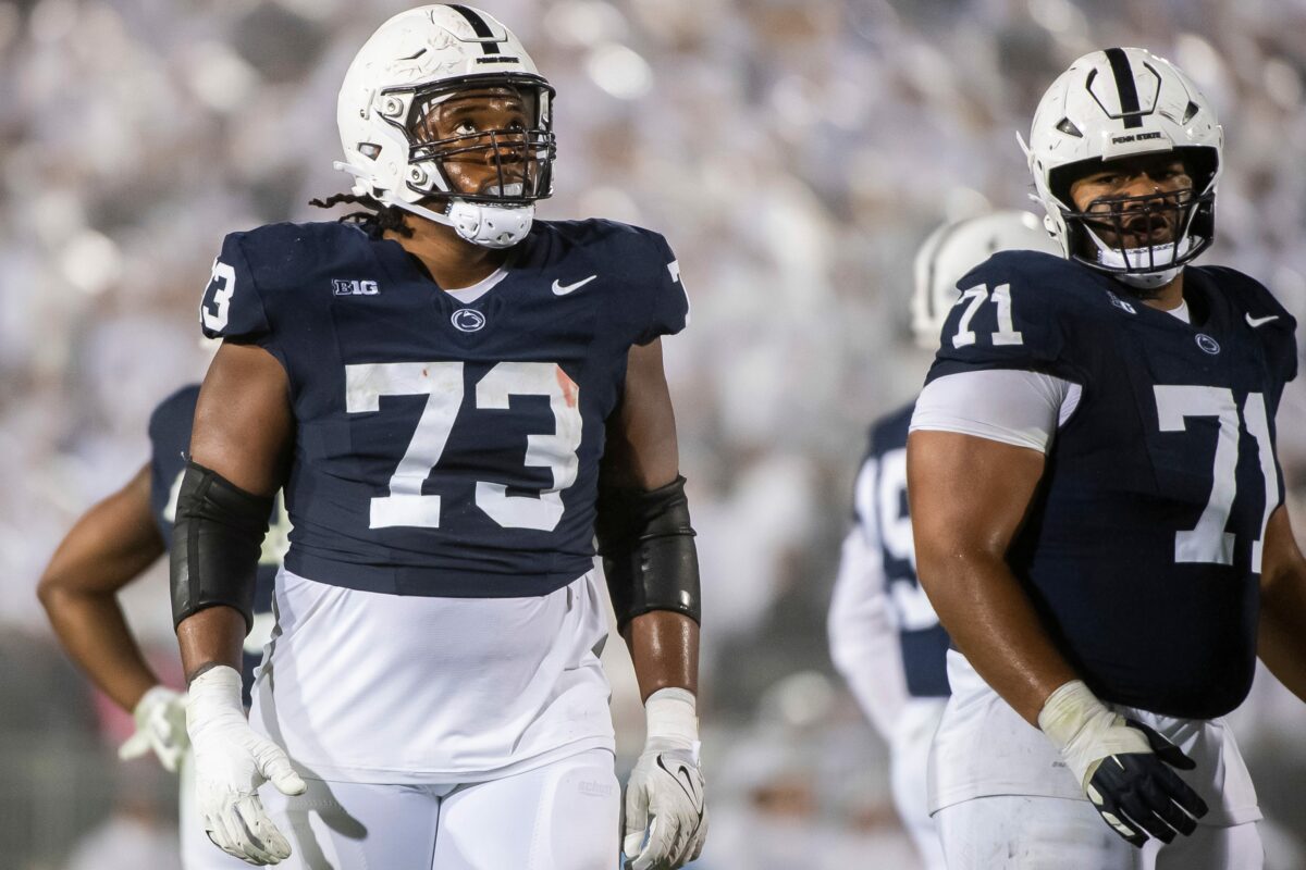 Best photos of NFL draft offensive line prospect Caedan Wallace from Penn State