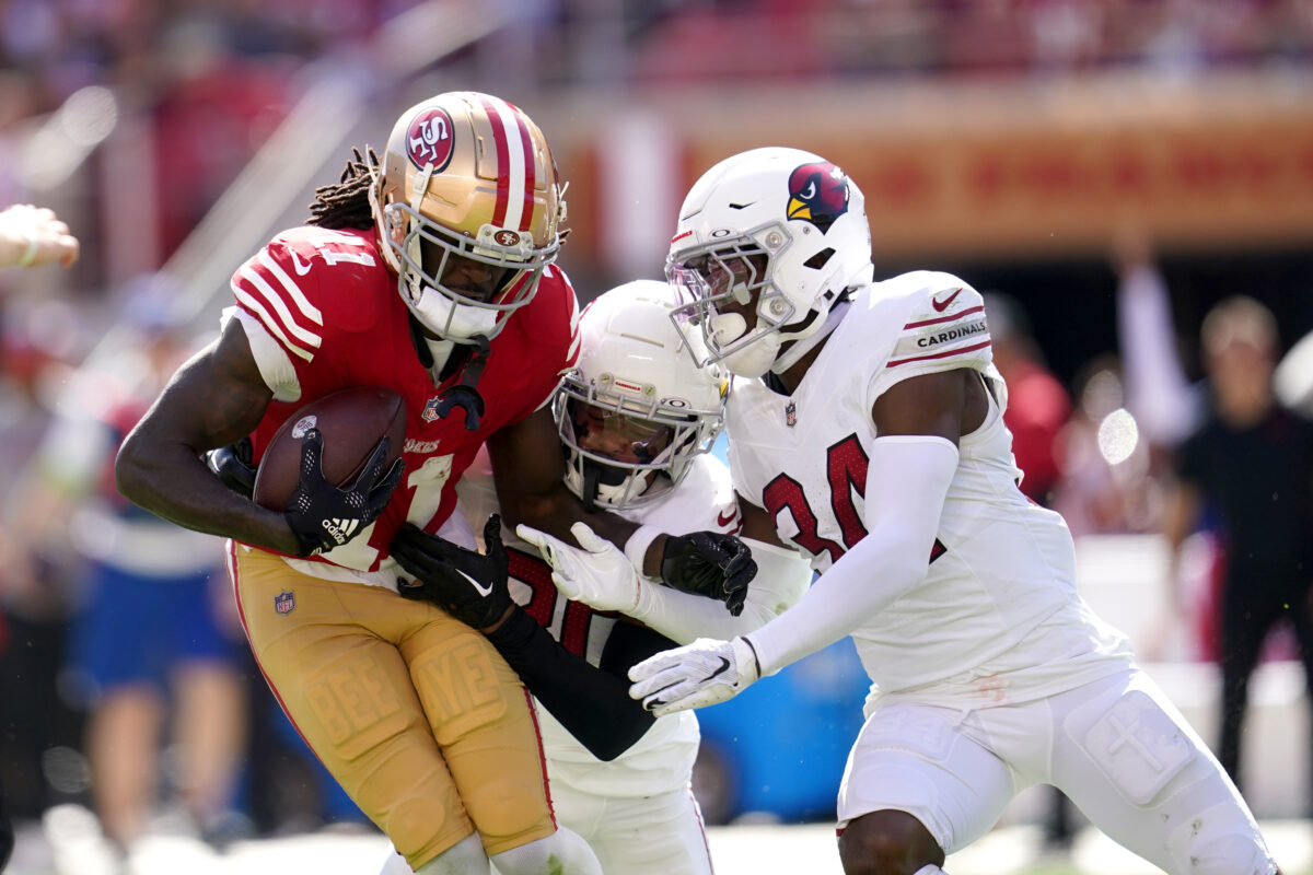 Cardinals a potential suitor for 49ers WR Brandon Aiyuk