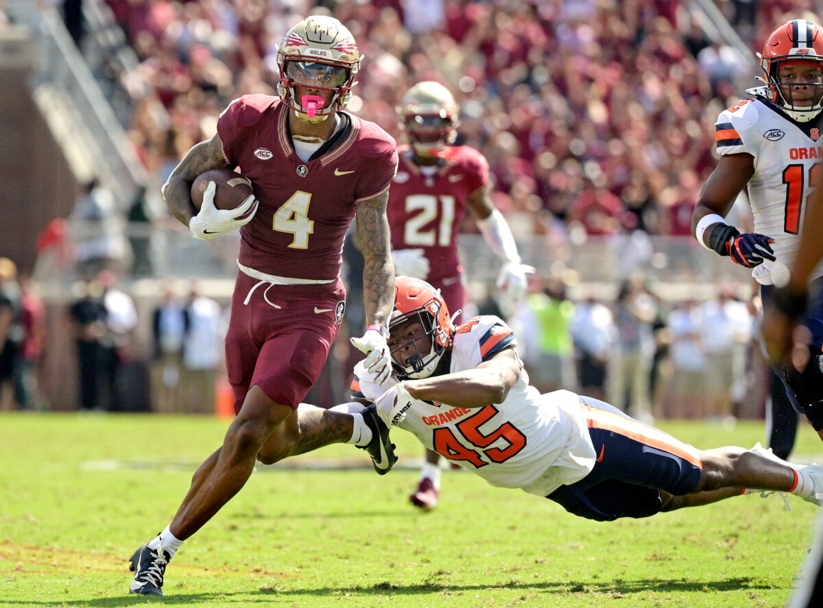 Bills select FSU WR Keon Coleman with the No. 33 pick in the 2024 NFL draft