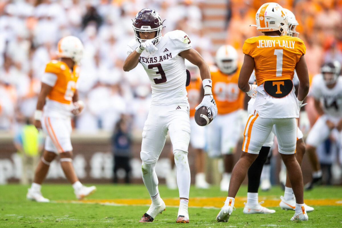 Texas A&M receiver Noah Thomas might see a lot of time in a new spot