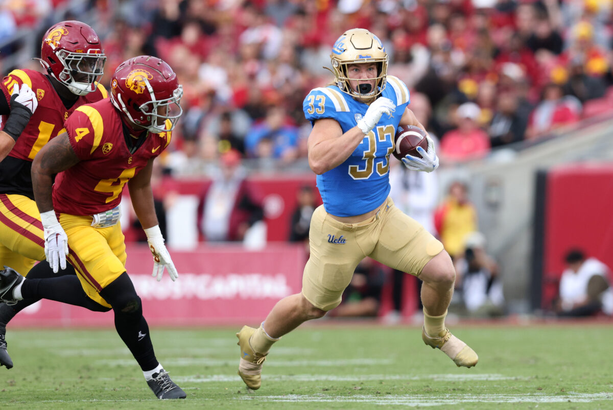 UCLA RB Carson Steele attended Colts local Pro Day