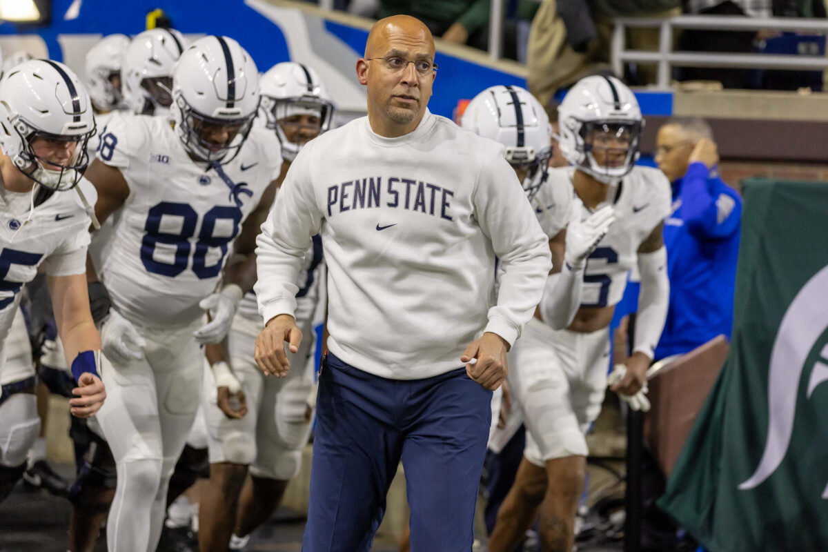 James Franklin miraculously navigated across Maryland to see both Olu Fashano and Chop Robinson get drafted in person