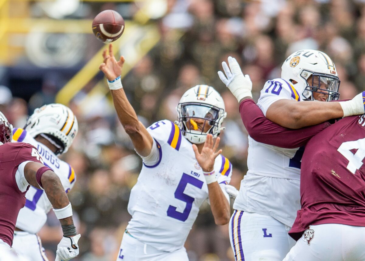 LSU QB Jayden Daniels would like to be drafted by the Raiders