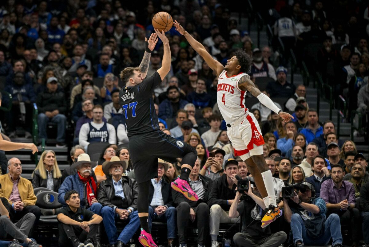 Mavs star Luka Doncic beats out Houston’s Jalen Green for March Player of the Month