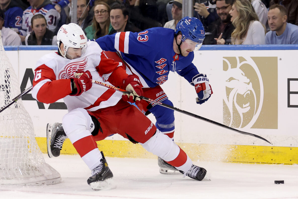 New York Rangers at Detroit Red Wings odds, picks and predictions