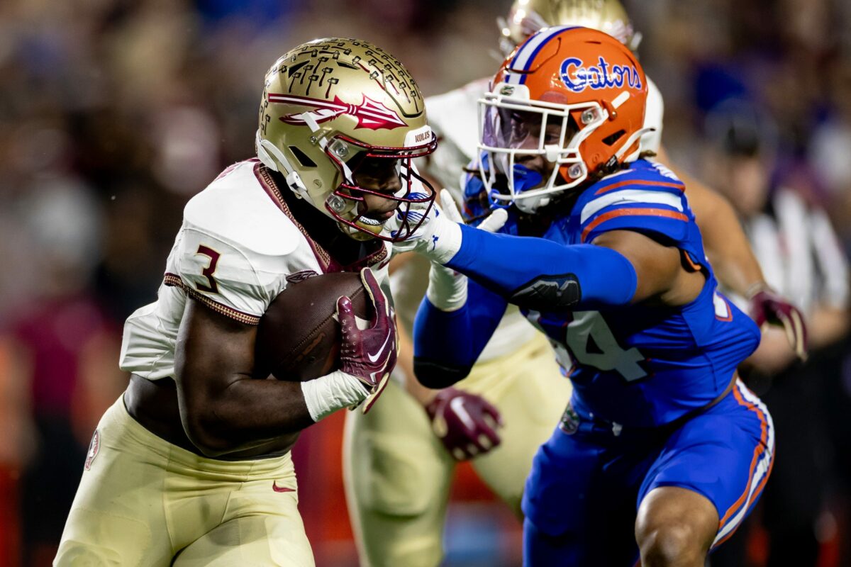 Panthers reportedly have top-30 visit for Florida State RB Trey Benson
