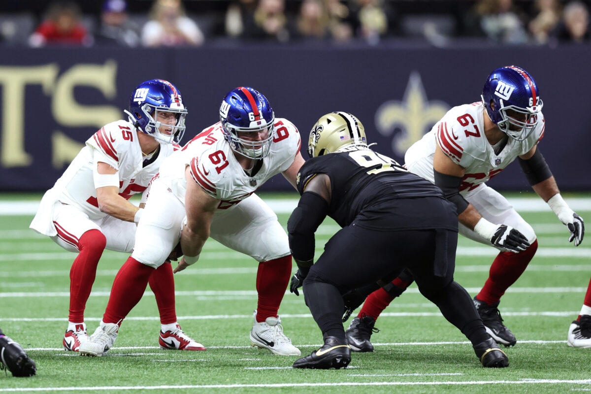 Giants’ interior offensive line was worse in 2023 than you realize