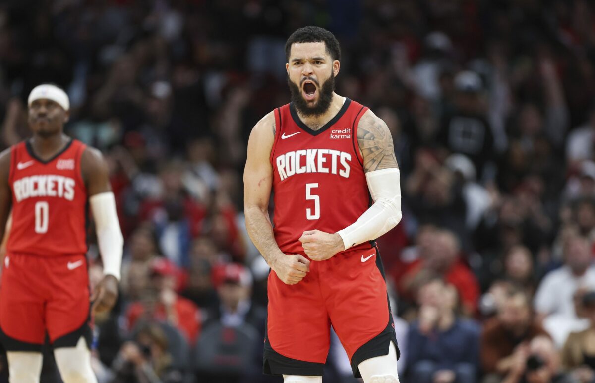 No regrets: Fred VanVleet empowered by leadership role with resurgent Rockets