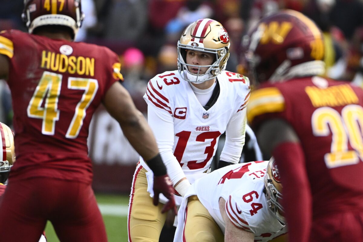 49ers best offseason story line is one that isn’t happening