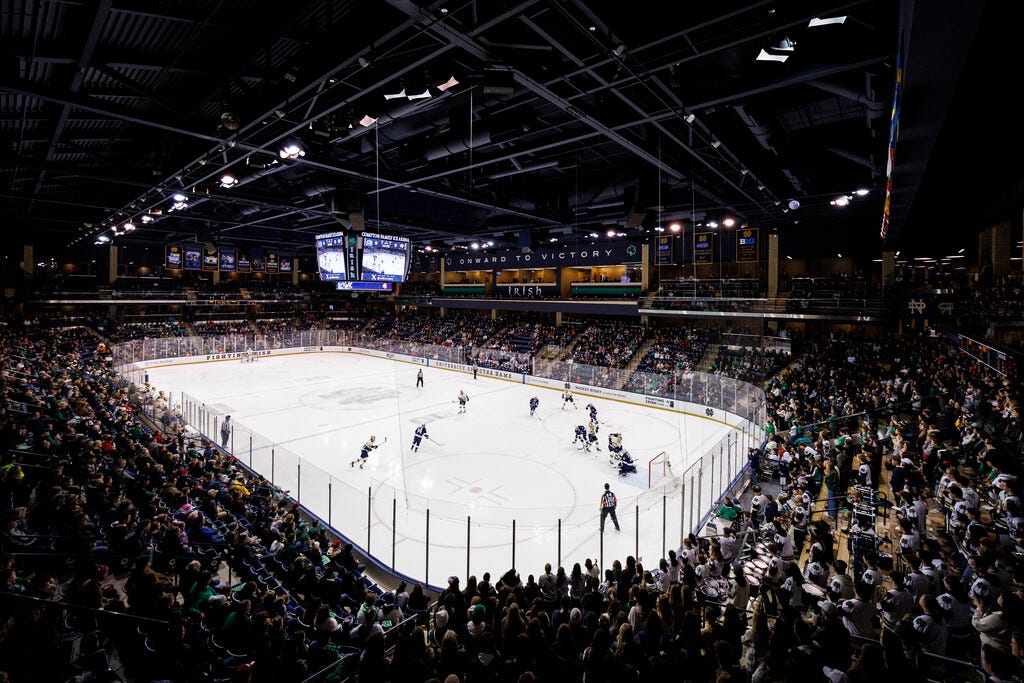 Notre Dame hockey fans can Paint the Ice at Compton Family Ice Arena