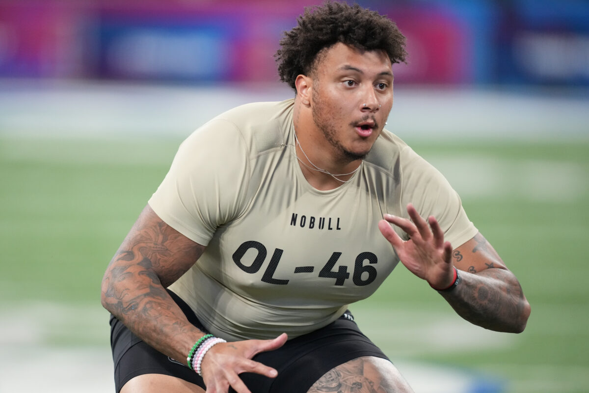 Giants will host Boston College OL Christian Mahogany at local pro day