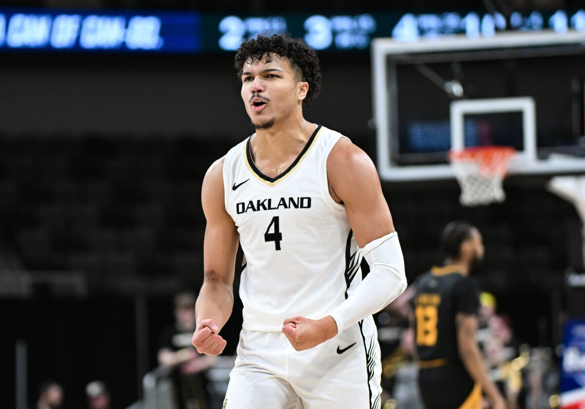 Potential Michigan State basketball transfer target Trey Townsend of Oakland commits to Arizona