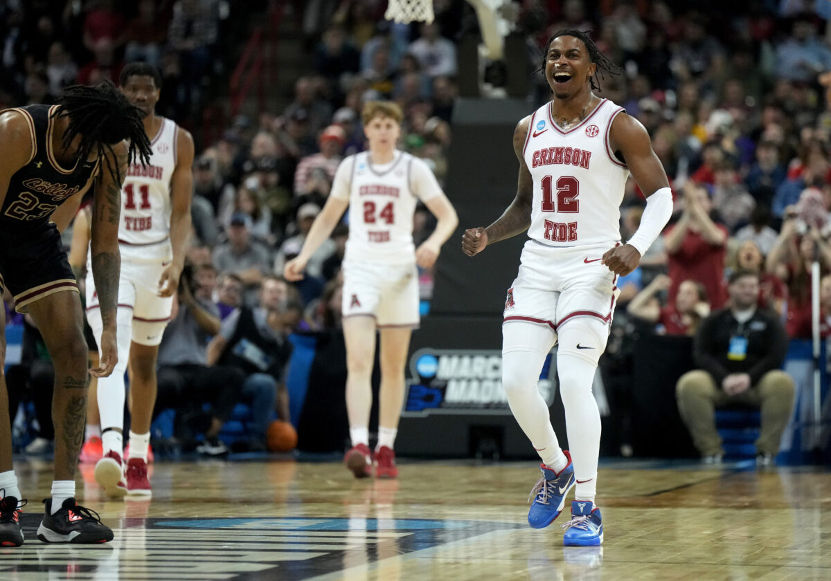 Will Latrell Wrightsell play against UConn in the Final Four?
