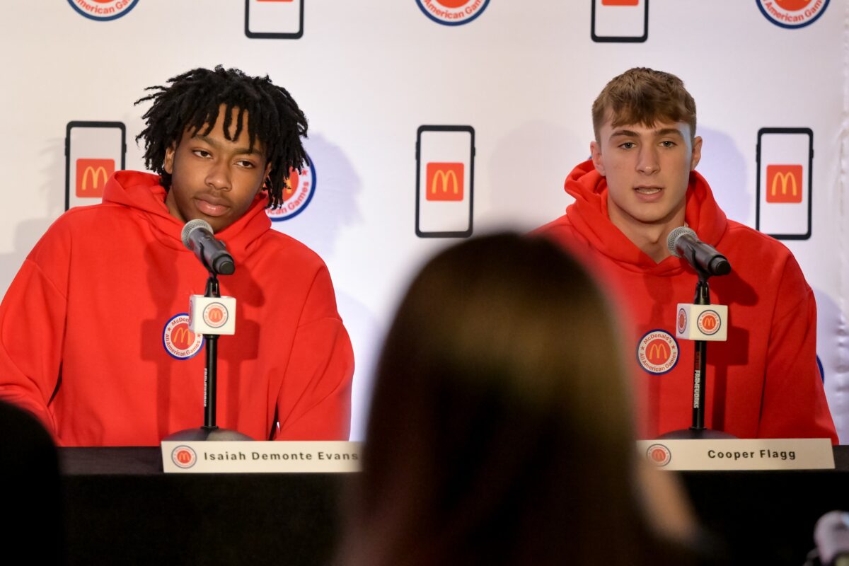 Duke signees Cooper Flagg, Isaiah Evans praise each other at McDonald’s All-American media day