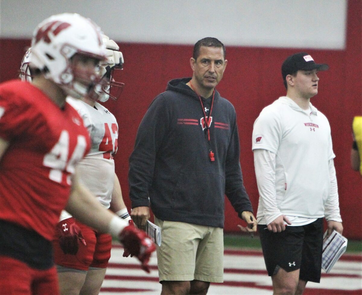 Wisconsin HC Luke Fickell highlights substantial improvement at a specific position group