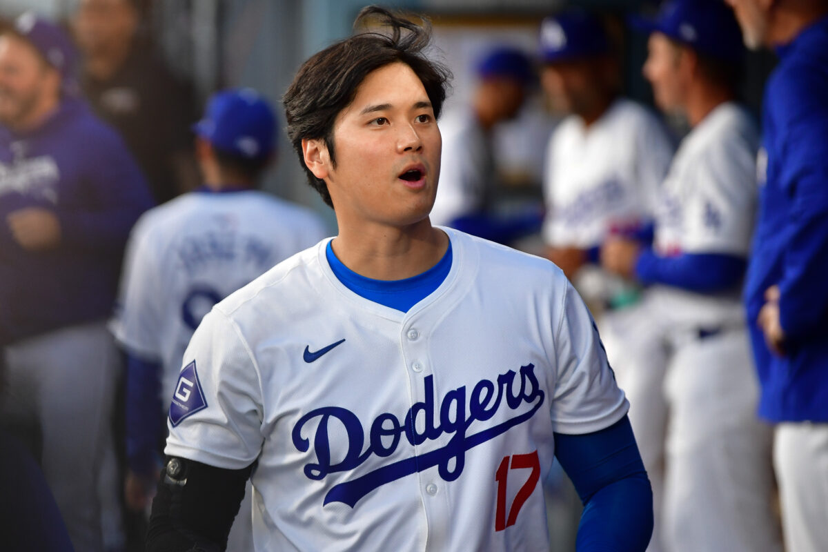 Shohei Ohtani didn’t have to pay much to a fan for his first home run ball on the Dodgers