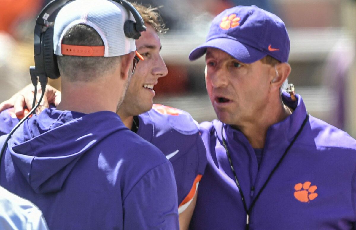 Dabo Swinney’s sends a message to his team as spring ball comes to an end