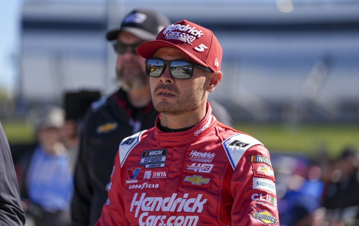 Kyle Larson discusses second-place finish at Martinsville in April 2024