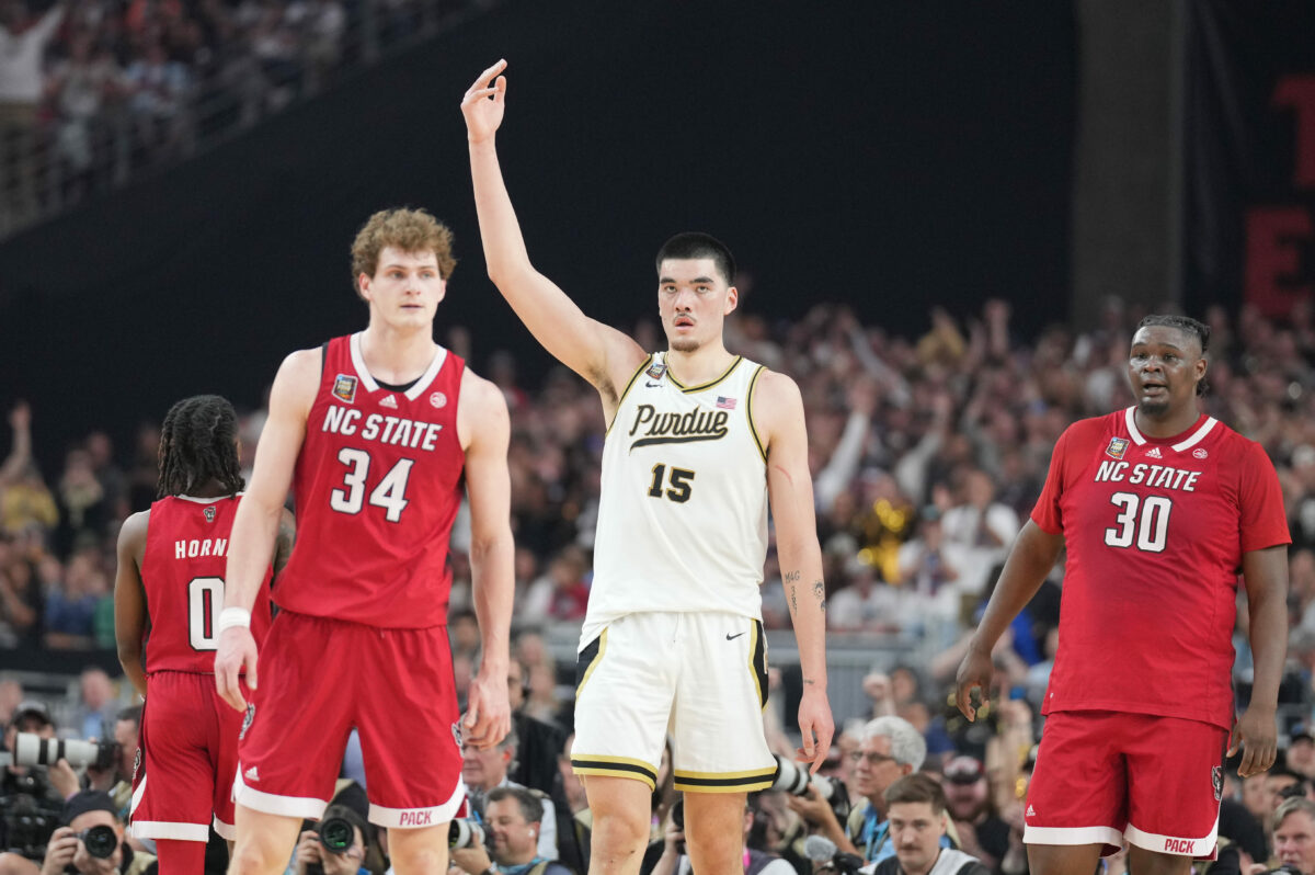 Potential Thunder draft prospect Zach Edey leads Purdue to Final Four win