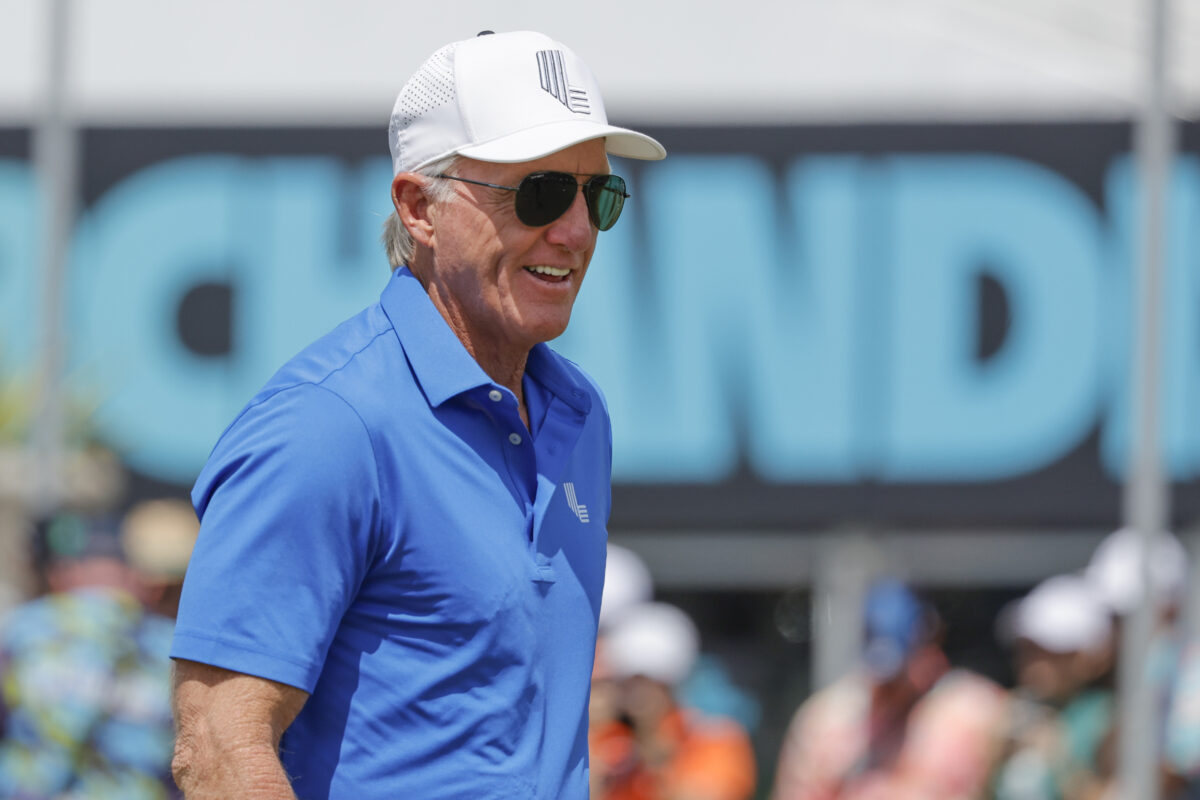 LIV Golf’s Greg Norman shows up at Augusta National to support his players at Masters 2024