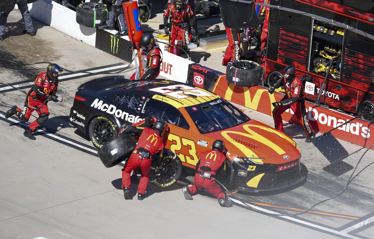 Bubba Wallace discusses his strong day at Martinsville in April 2024