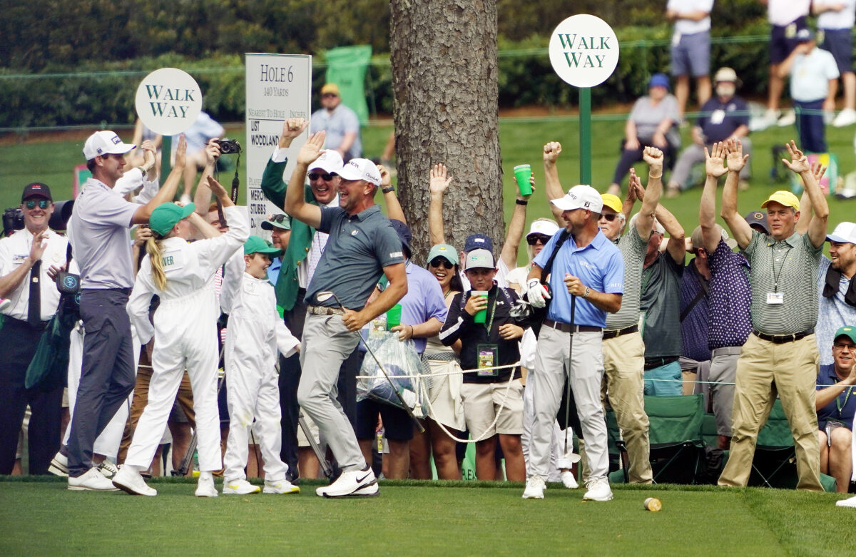 Watch former Tiger Lucas Glover nail a hole-in-one at Masters Par 3 contest