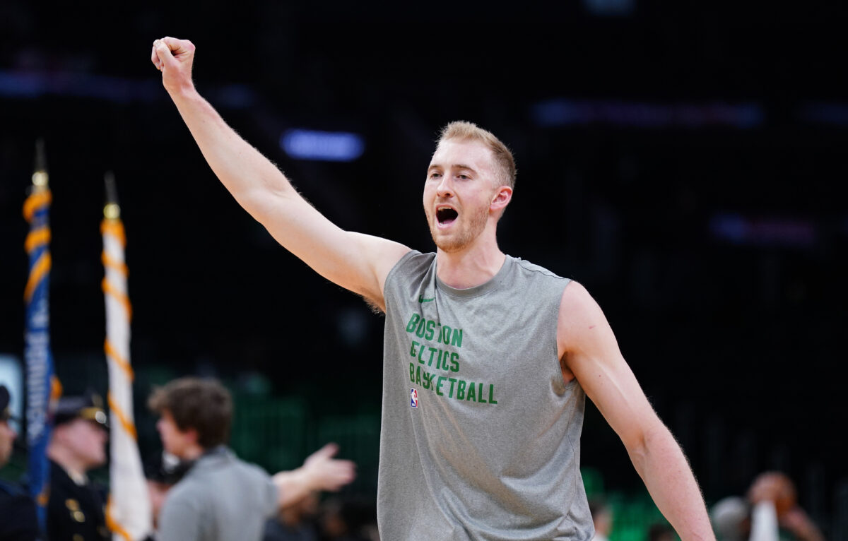 Boston’s Sam Hauser on how he ended up choosing the Celtics over Heat, Timberwolves