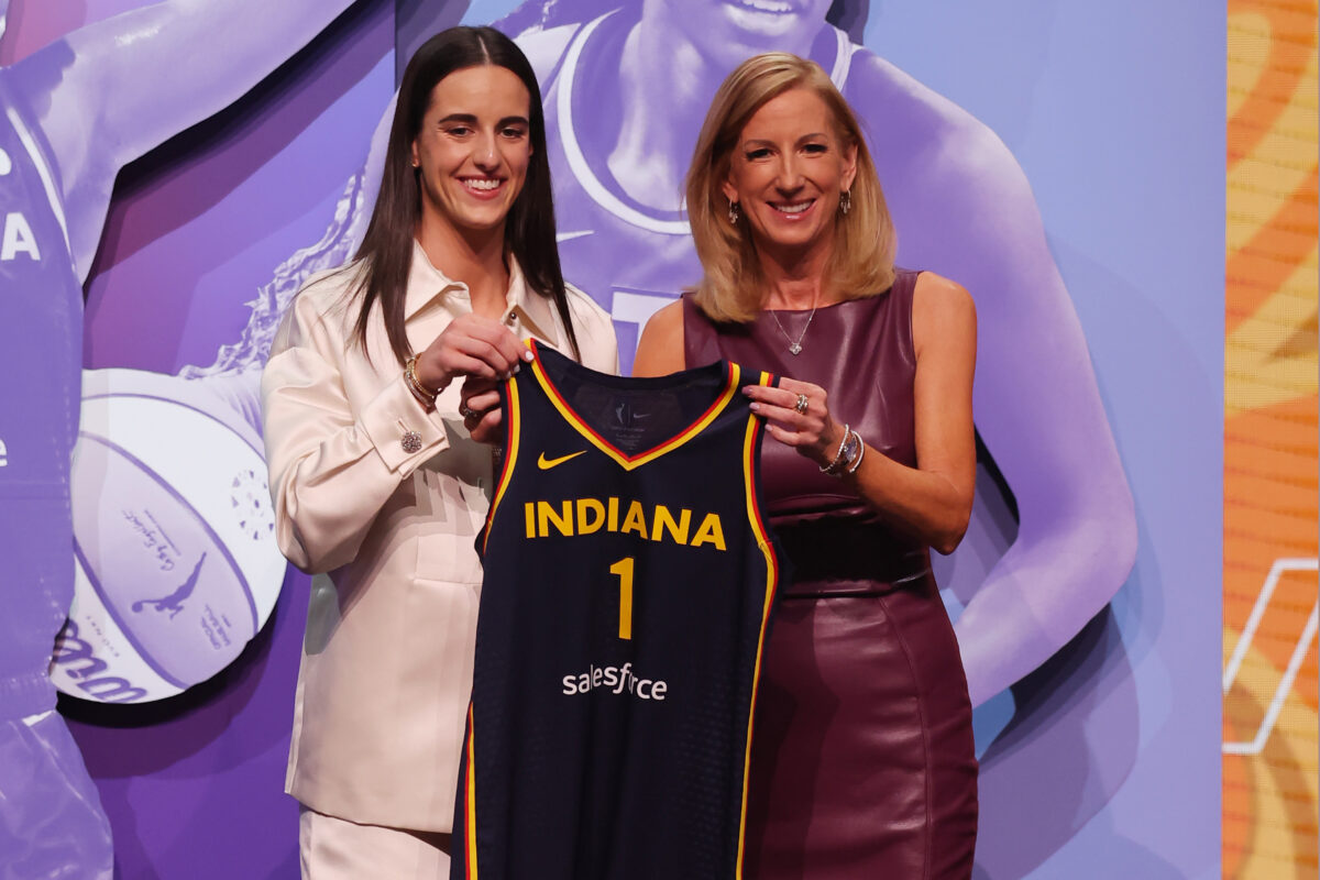 Caitlin Clark selected No. 1 overall by the Indiana Fever in the WNBA Draft