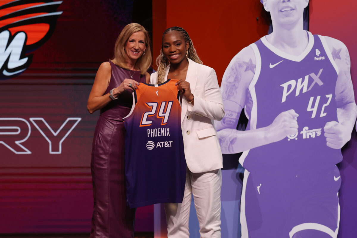 Charisma Osborne speaks to Holly Rowe after WNBA Draft selection