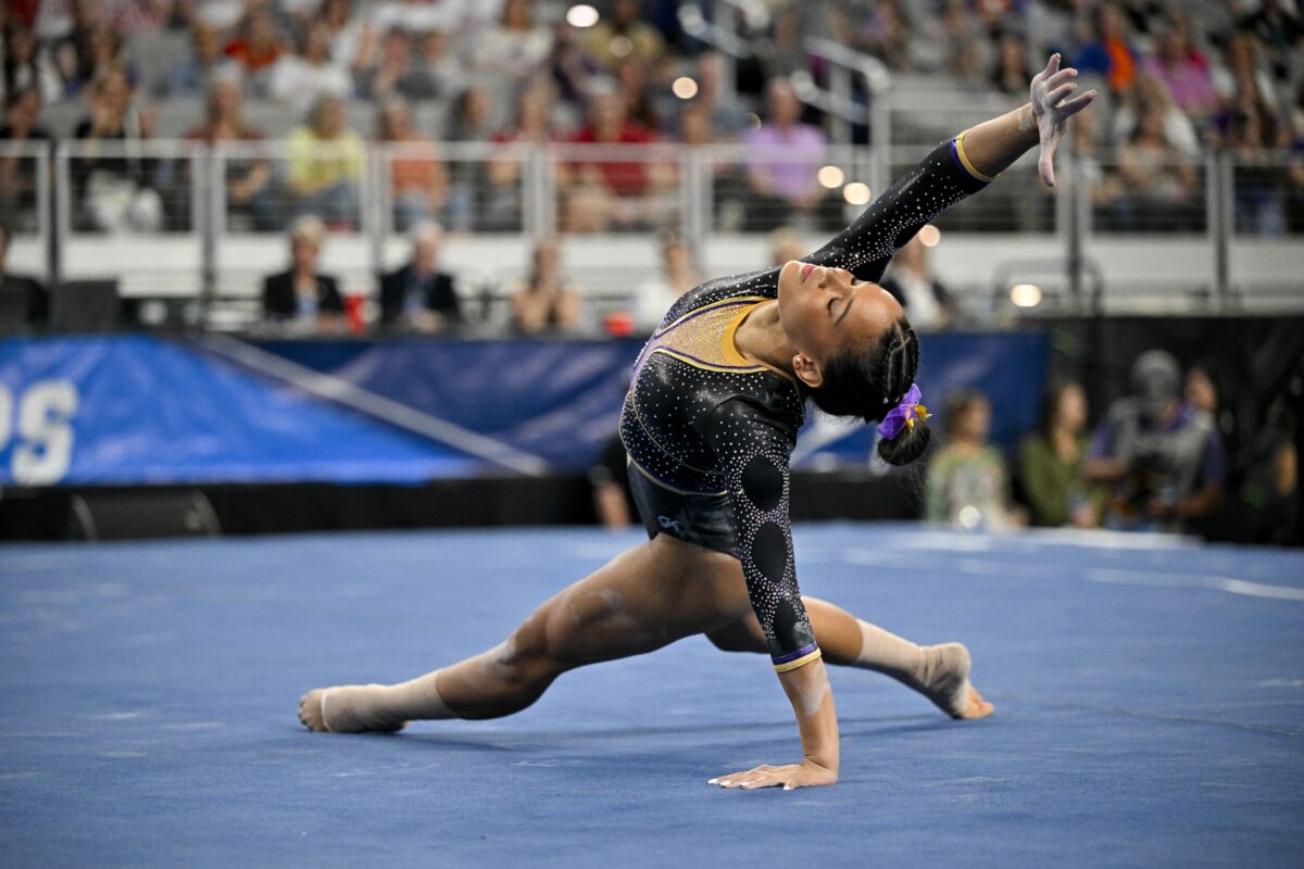 LSU gymnastics advances to Four on the Floor with top score in NCAA semifinal