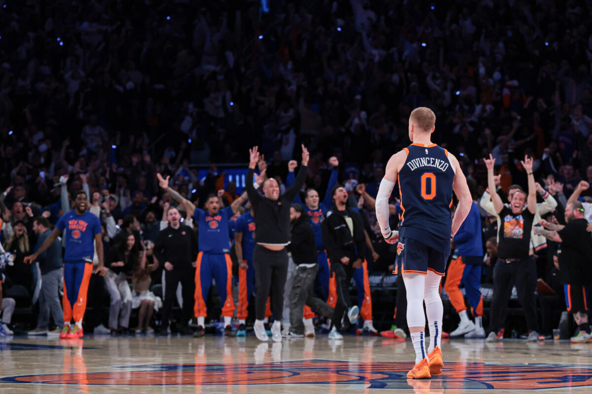Watch: Former Warrior Donte DiVincenzo hits Knicks’ game-winning 3-pointer vs. Sixers