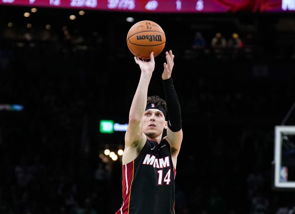 How did the Miami Heat outshoot the Boston Celtics in Game 2?
